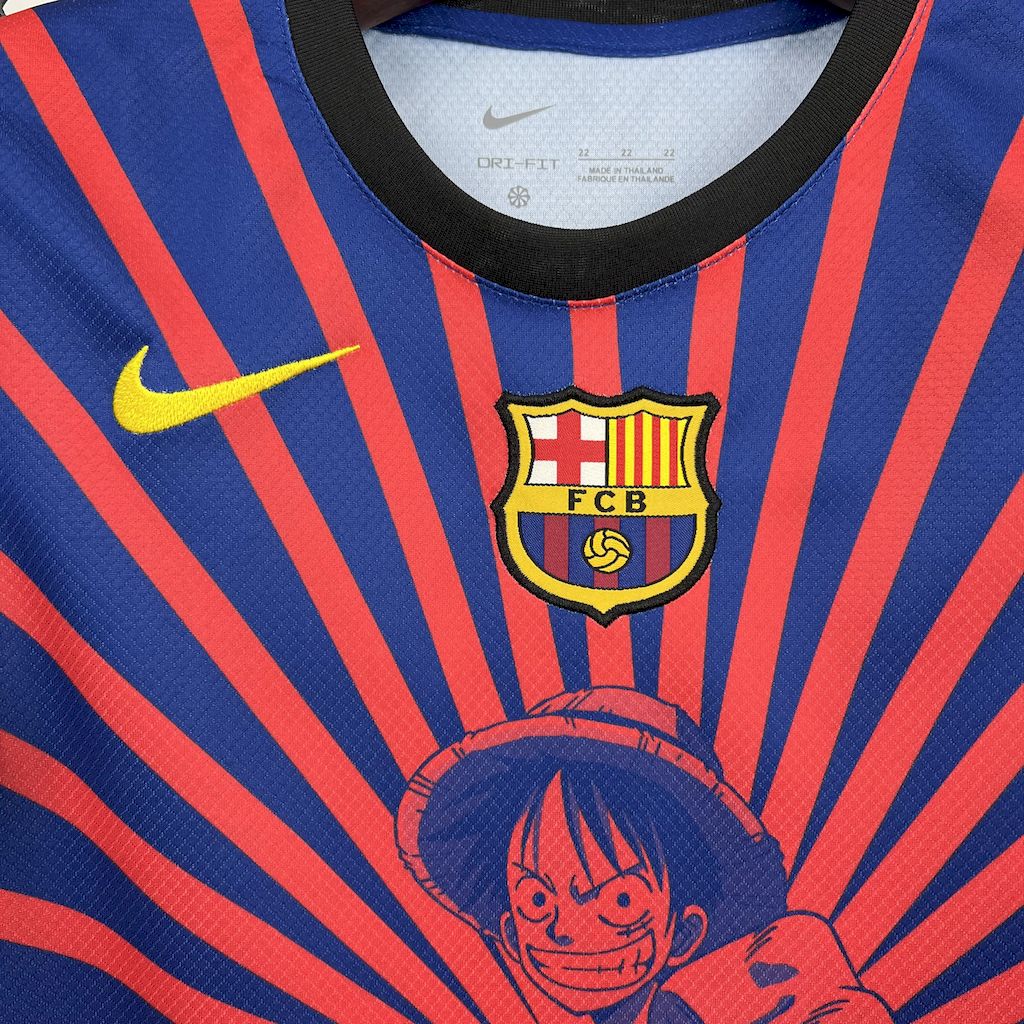 New Conjunto Niño FC Barcelona X One Piece Special Edition 25/26