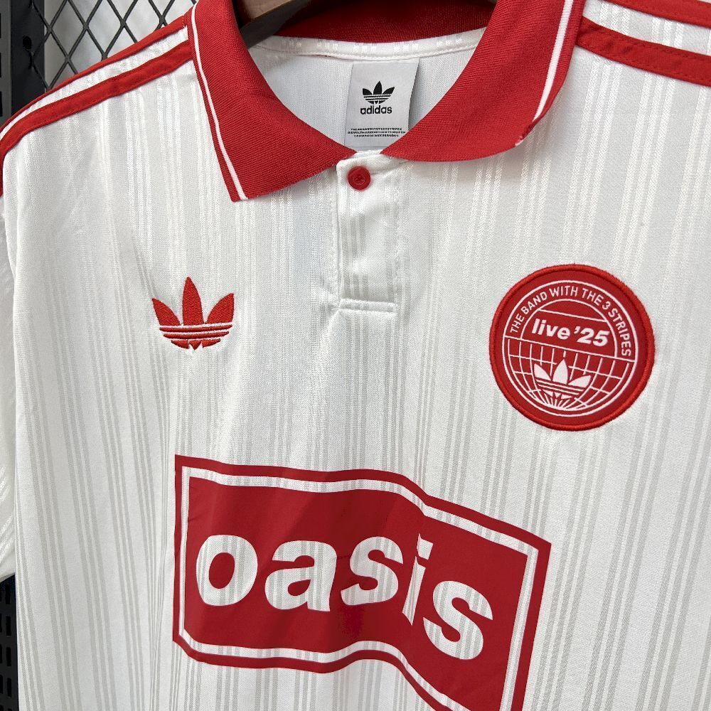 New Oasis Tour White/Red Special Edition Shirt 25/26