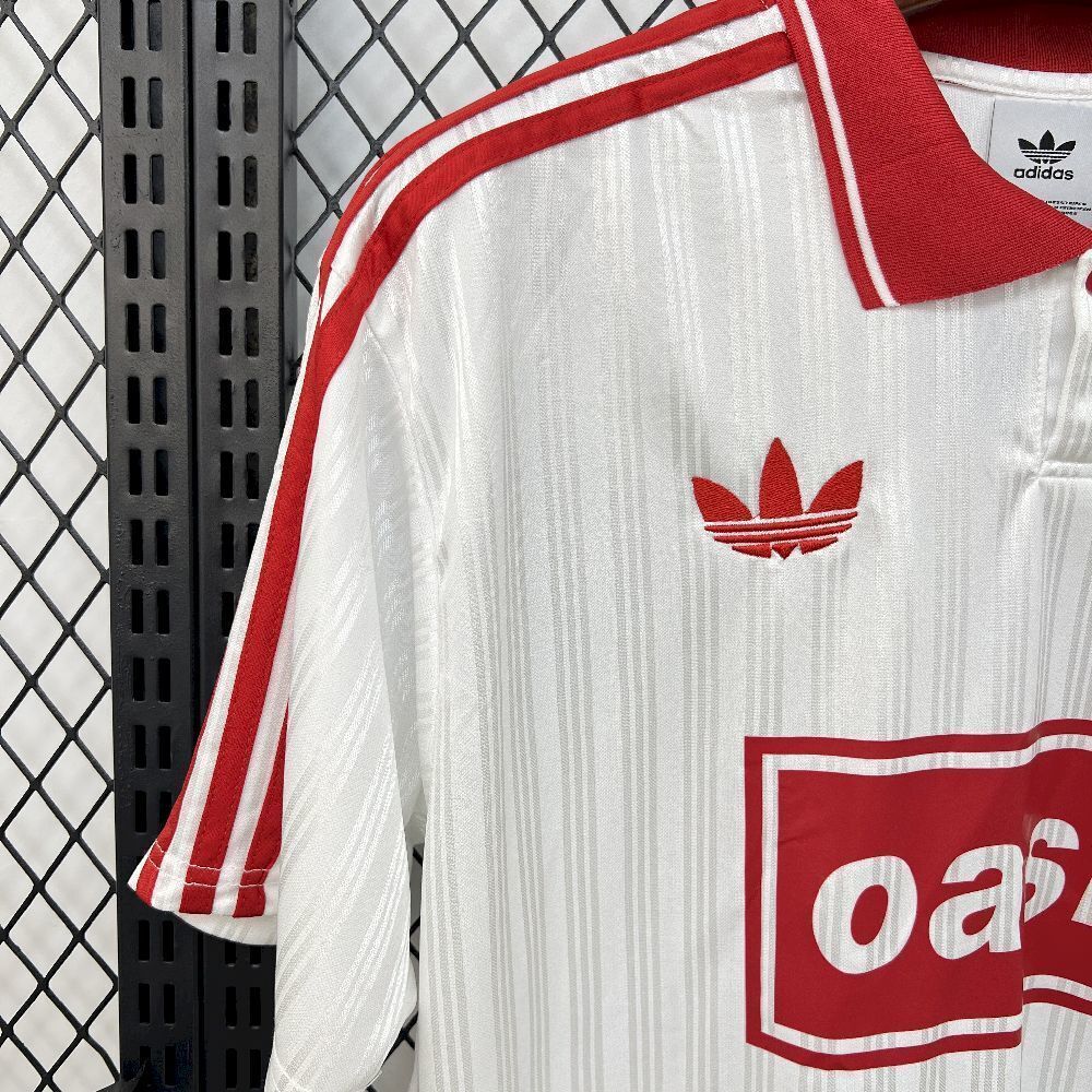 New Oasis Tour White/Red Special Edition Shirt 25/26