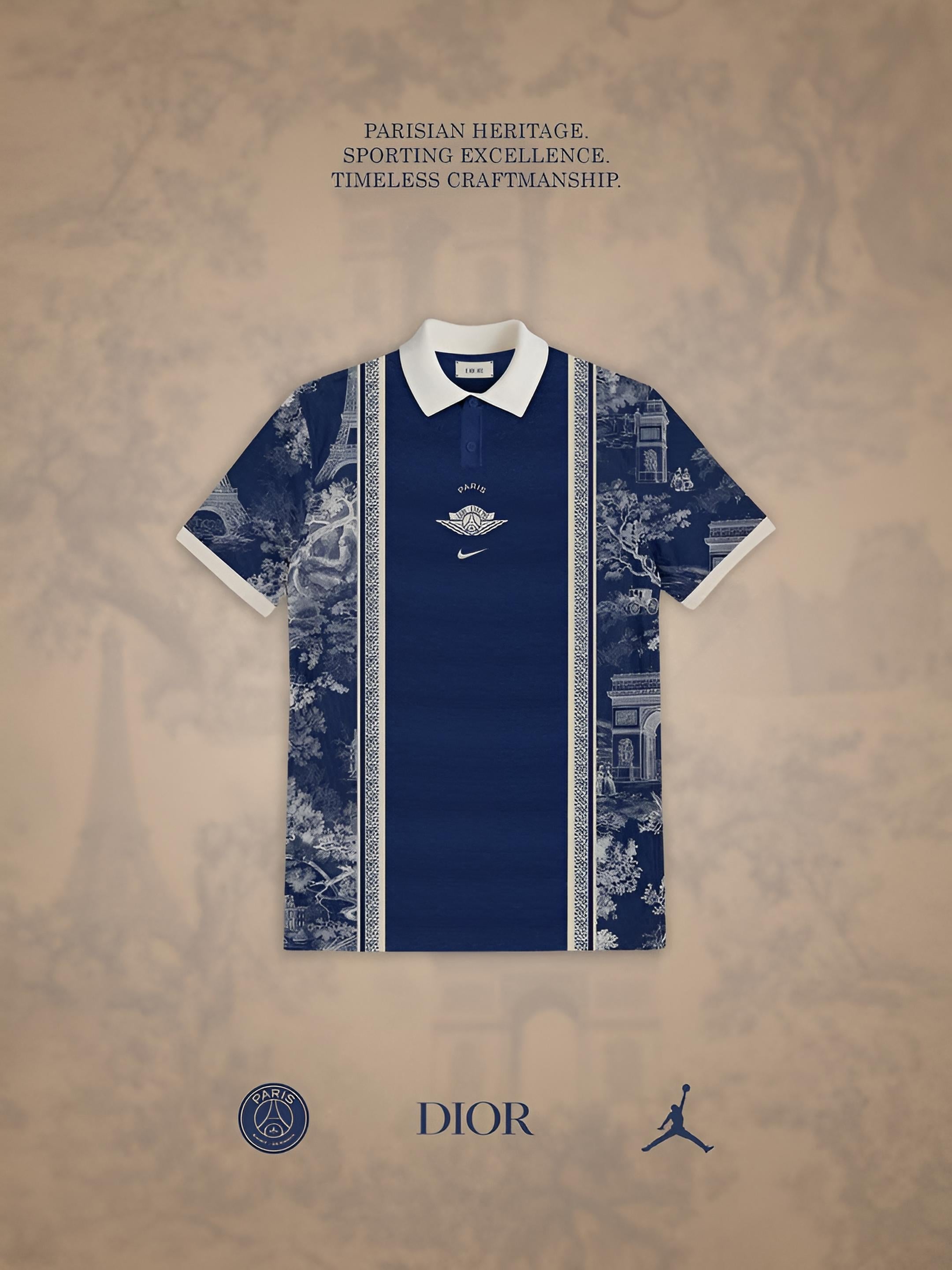 New PSG X Dior Polo Concept Heritage Edition