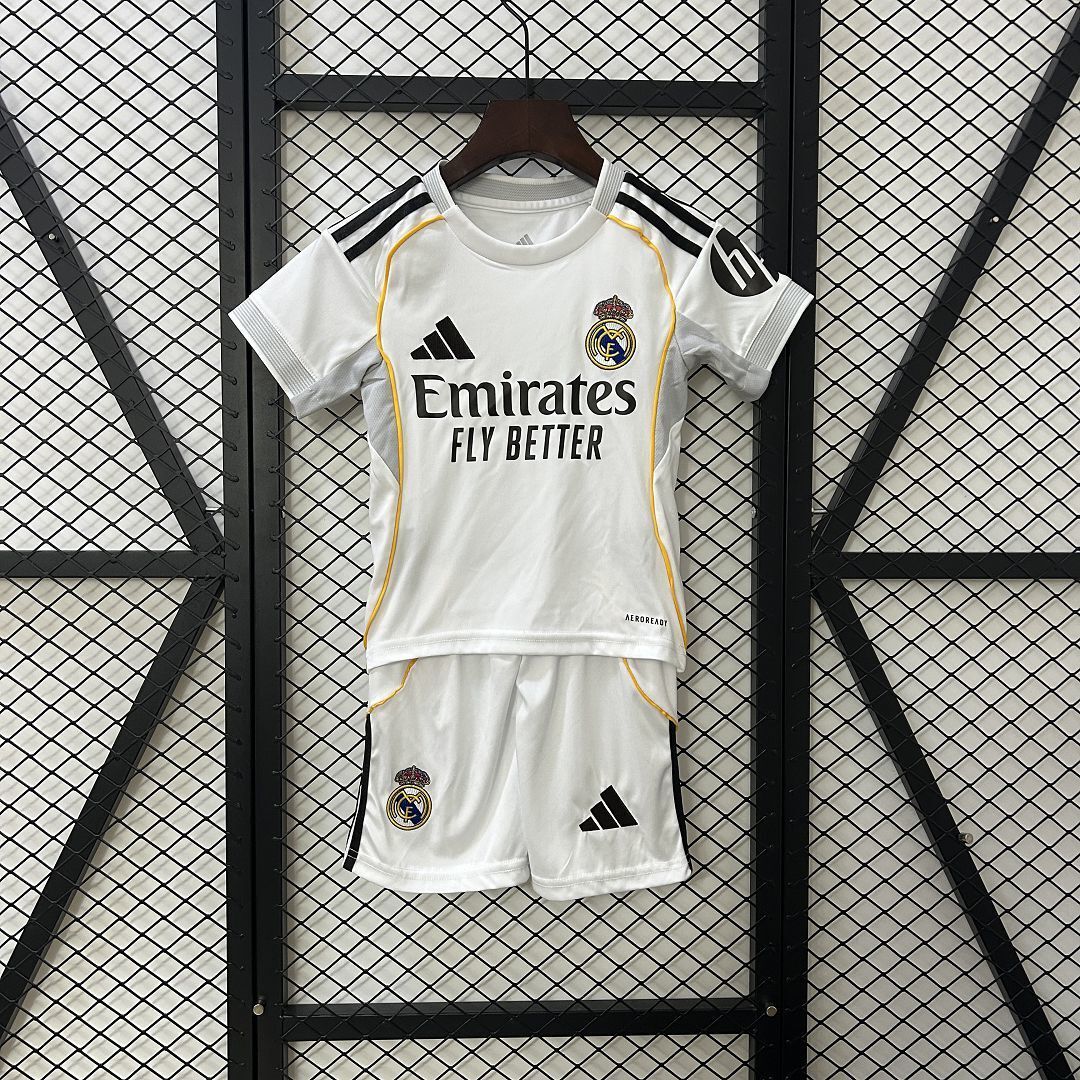 New Conjunto Niño Real Madrid Home 25/26