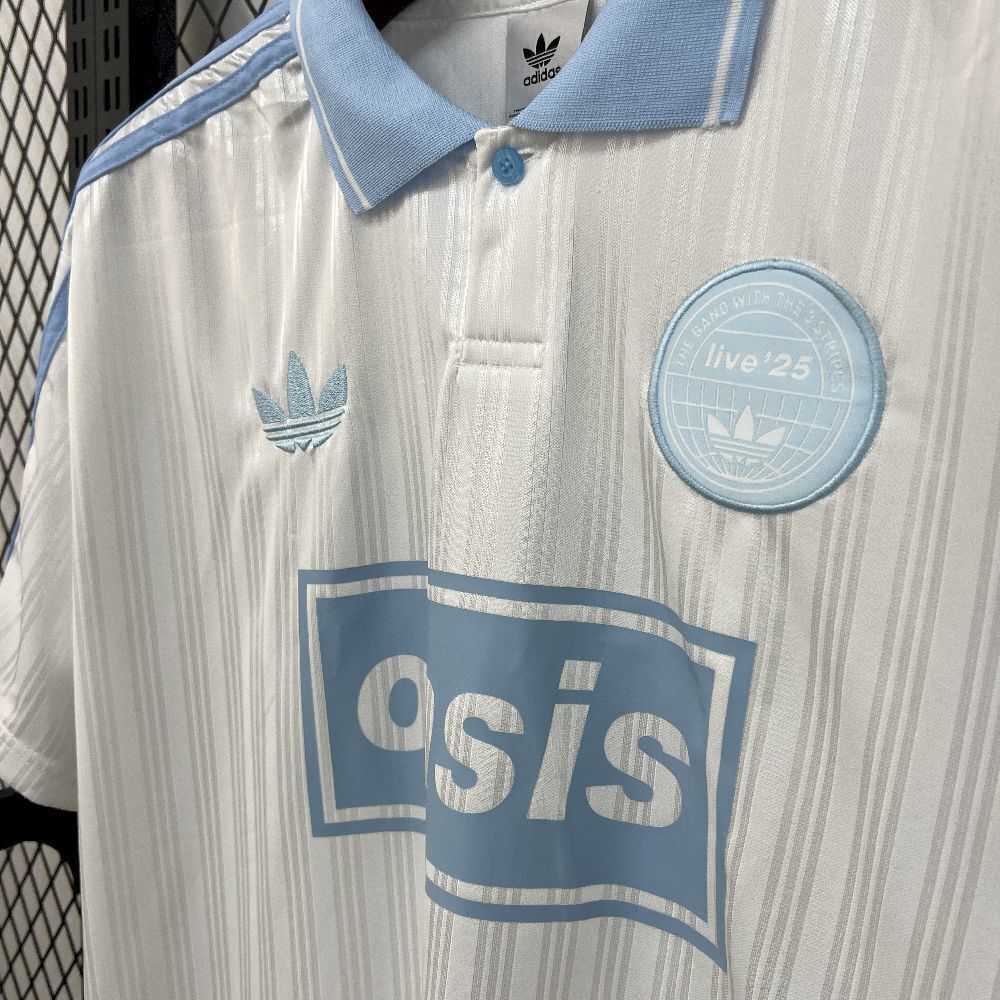 New Oasis Tour White/Blue Special Edition Shirt 25/26