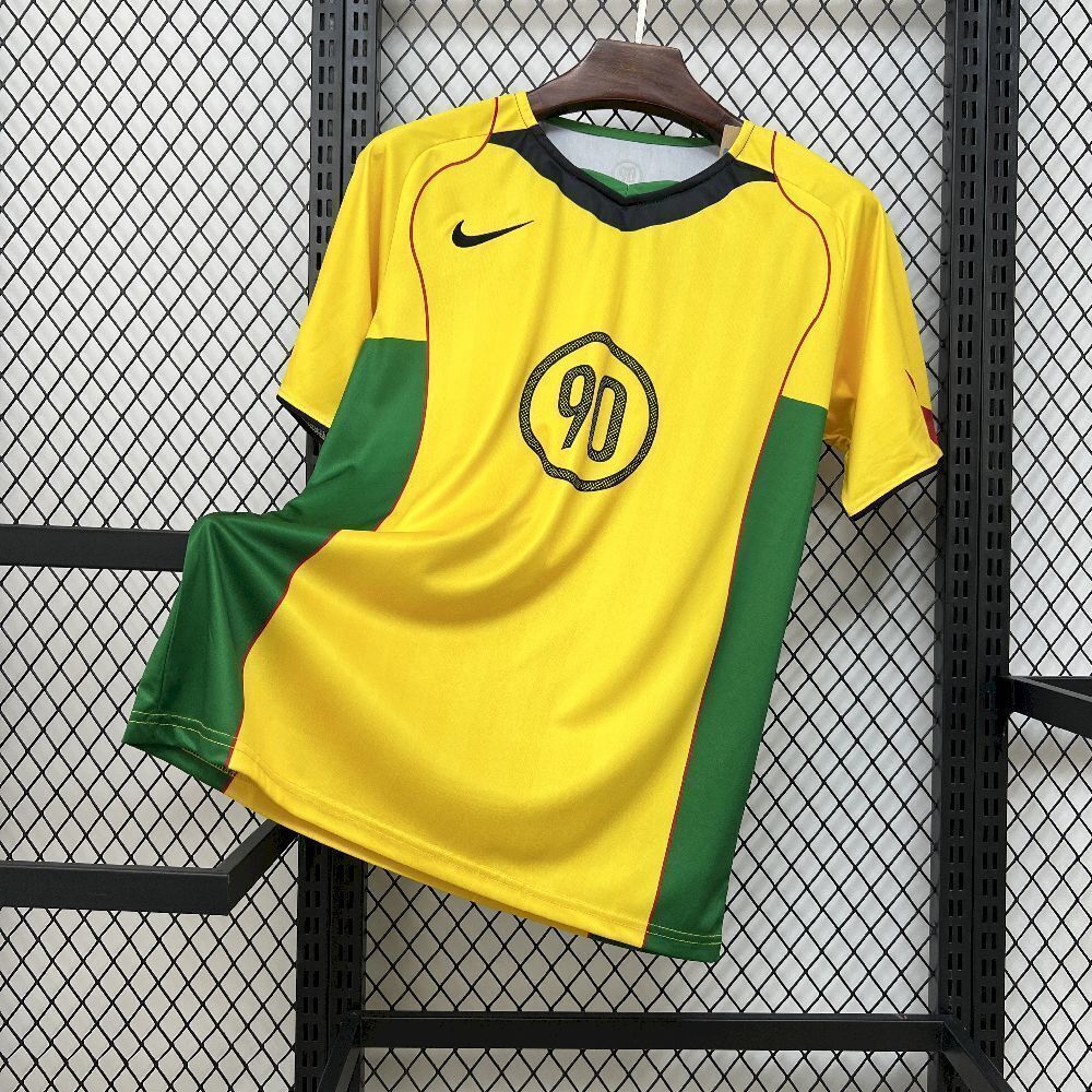 New Nike 90 Dri-FIT Yellow & Green Shirt 25/26