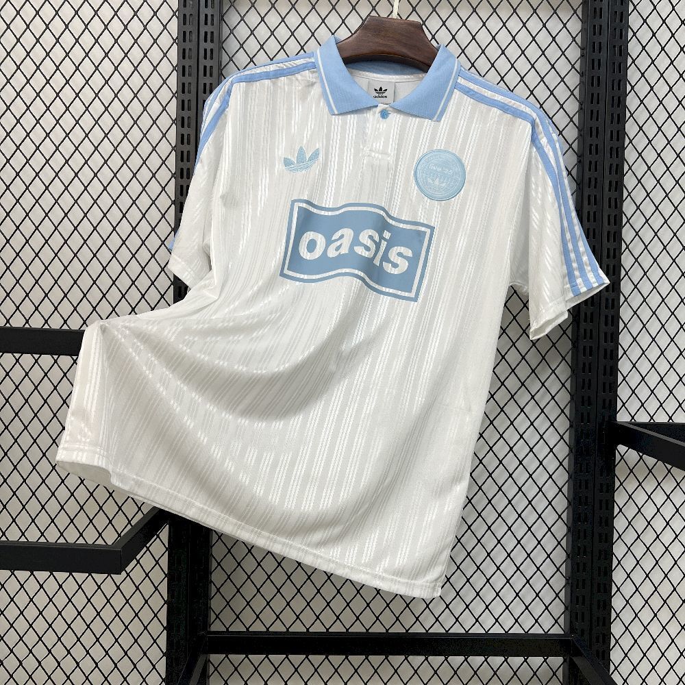 New Oasis Tour White/Blue Special Edition Shirt 25/26