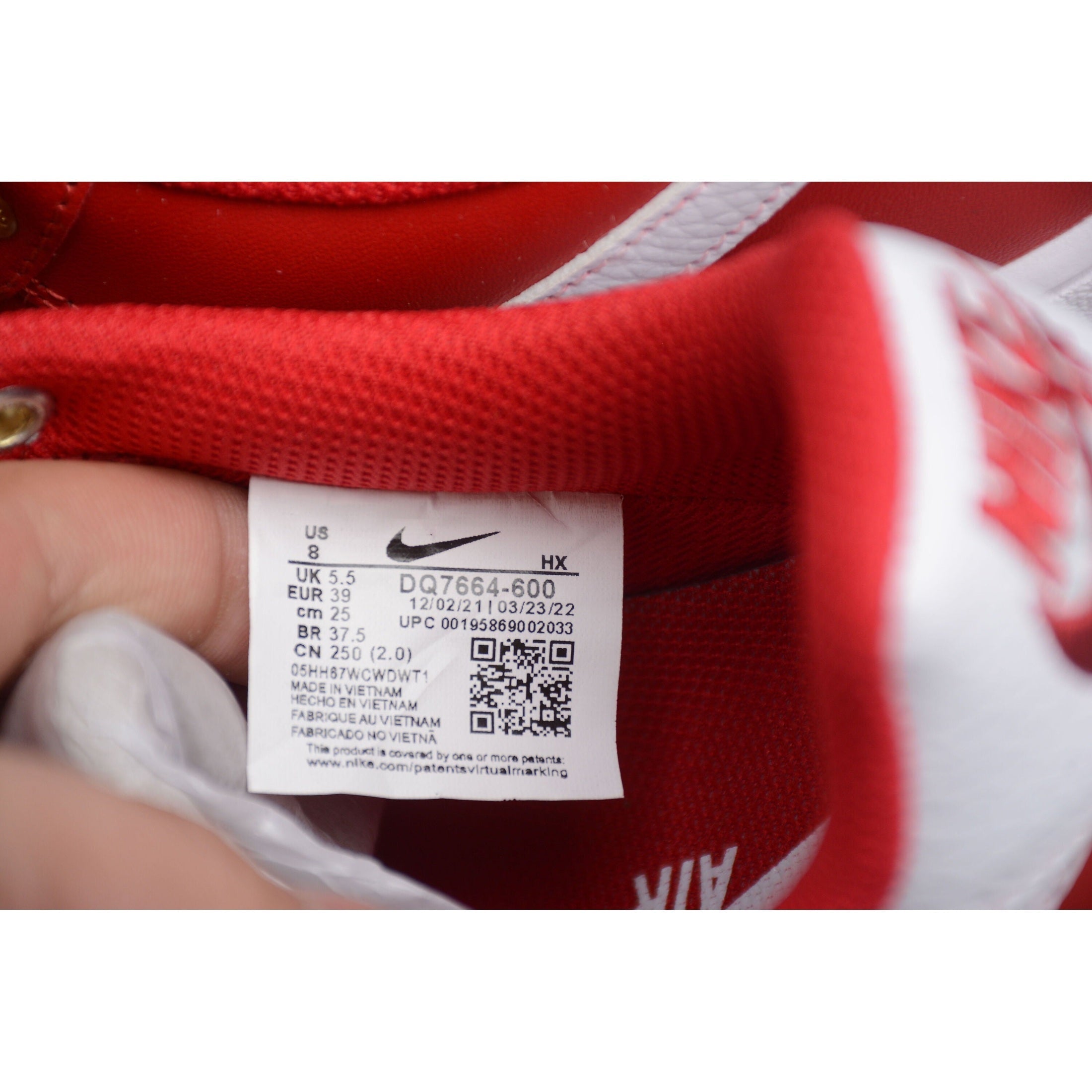 NEW AIR FORCE 1 RED